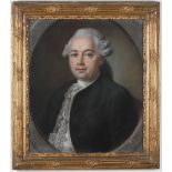 Attributed to Maurice Quentin de La Tour (1704 - 1788), A Portrait of a Gentleman