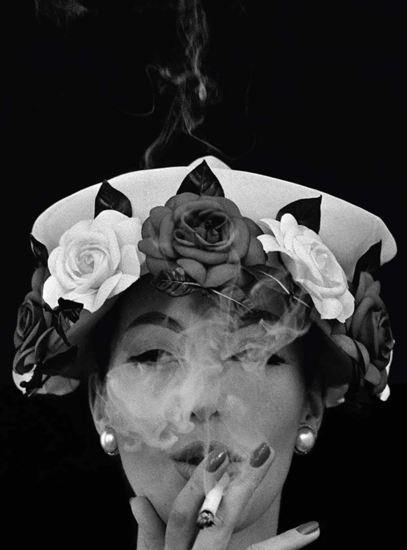 William Klein (b. 1928), Hat and Five Roses, Paris (Vogue), 1956