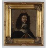 A Youthful Portrait of Louis XIV (French School, 17th Century)