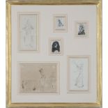 Watercolours, Drawings, and Engravings by Henri Somm (1844 - 1907) and Felicien Rops (1833 - 1898)