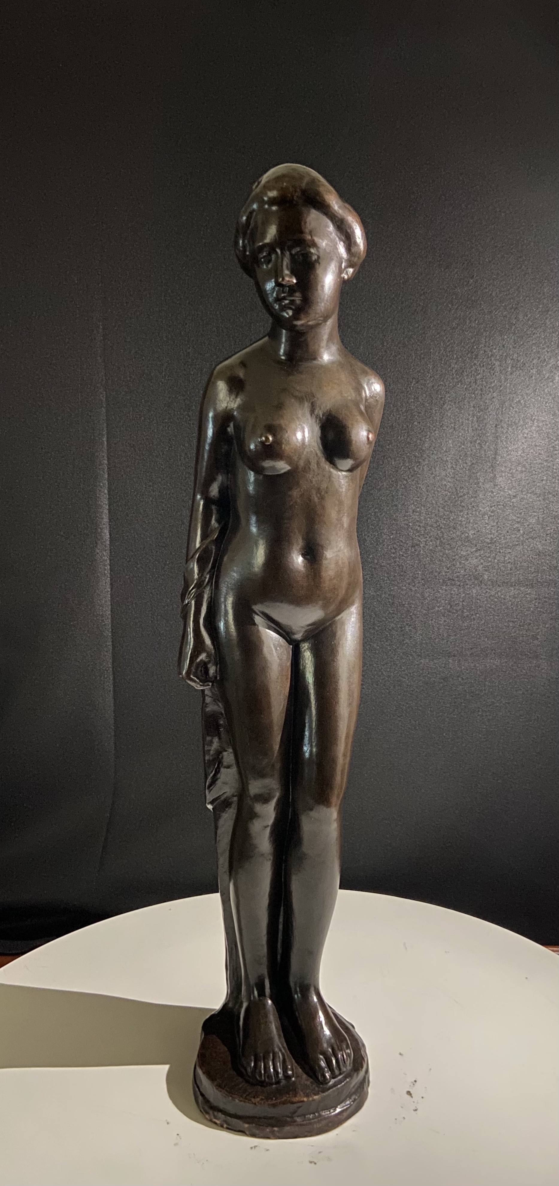 Maillol, Aristide (1861 - 1944), 'Statue femme debout le bras derriere le dos' (1898 / 1901)