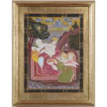 An Indian Miniature of the Madonna and Child (Mughal India, 17th / 18th Century)