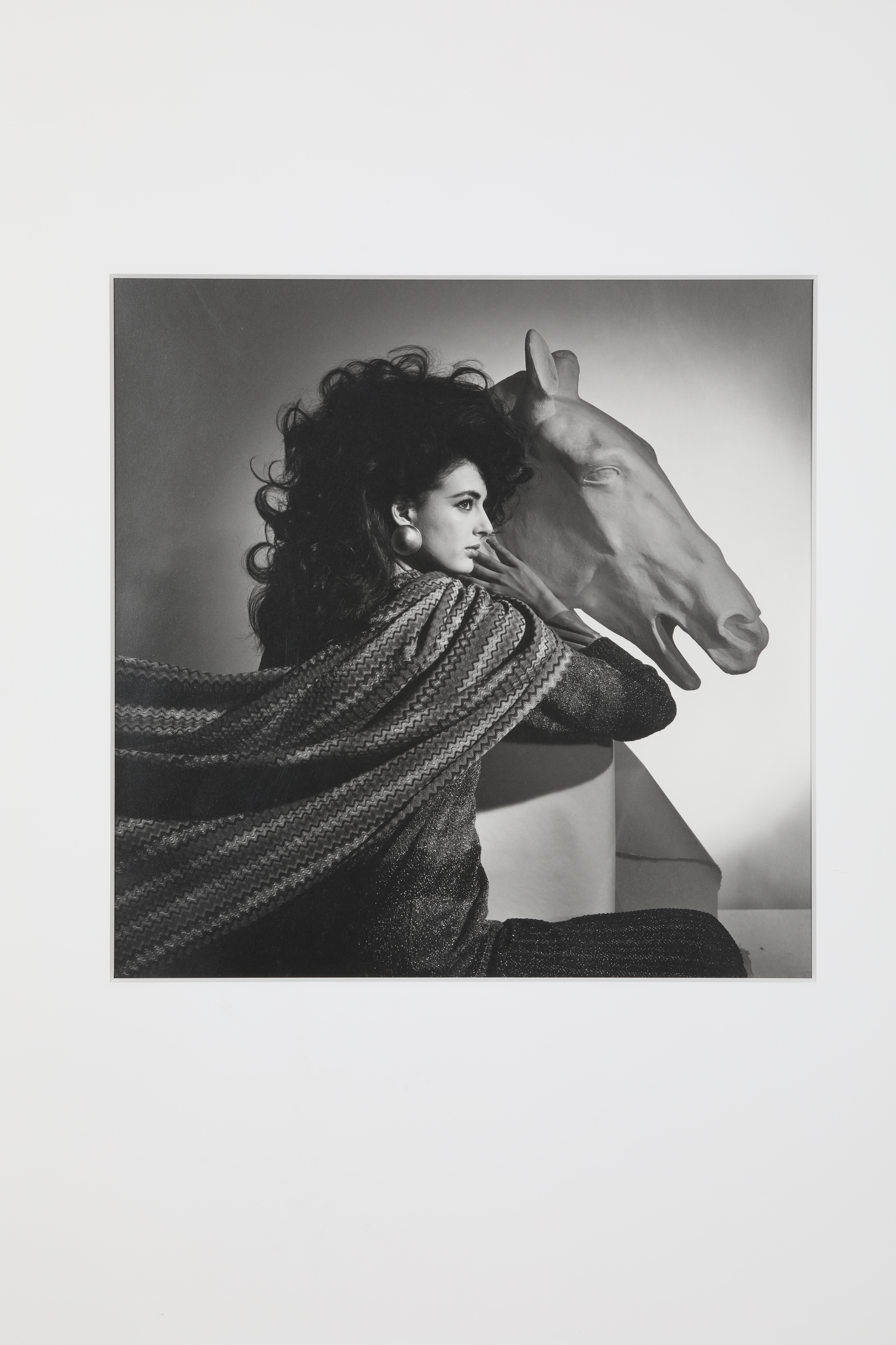 Horst P. Horst (1906 - 1999), Kerry Harper Modelling a Dress by Missoni for Saks Fifth Avenue, 1980s - Image 2 of 2