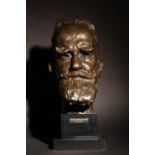 Botzaris, Sava (1894-1965), Bust of George Bernard Shaw, Bronze