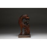A Carved Wooden Griffin (18th / 19th Century) (?)