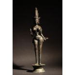 A Bronze Sculpture of the Goddess Parvati (Sri Lanka, 17th - 19th Centuries)