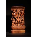 A Set of 13 Extraordinary Carvings of Sensual Interest, Khajuraho