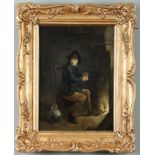 After David Teniers the Younger, A man sitting furtively