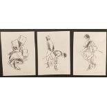 No reserve, Koehler, Henry (b. 1927), Three drawings (mounted together)