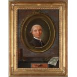 Fredou De la Bretonniere, Jean-Martial (1710 - 1795), Portrait of Charles Vallet des Barres (?) with