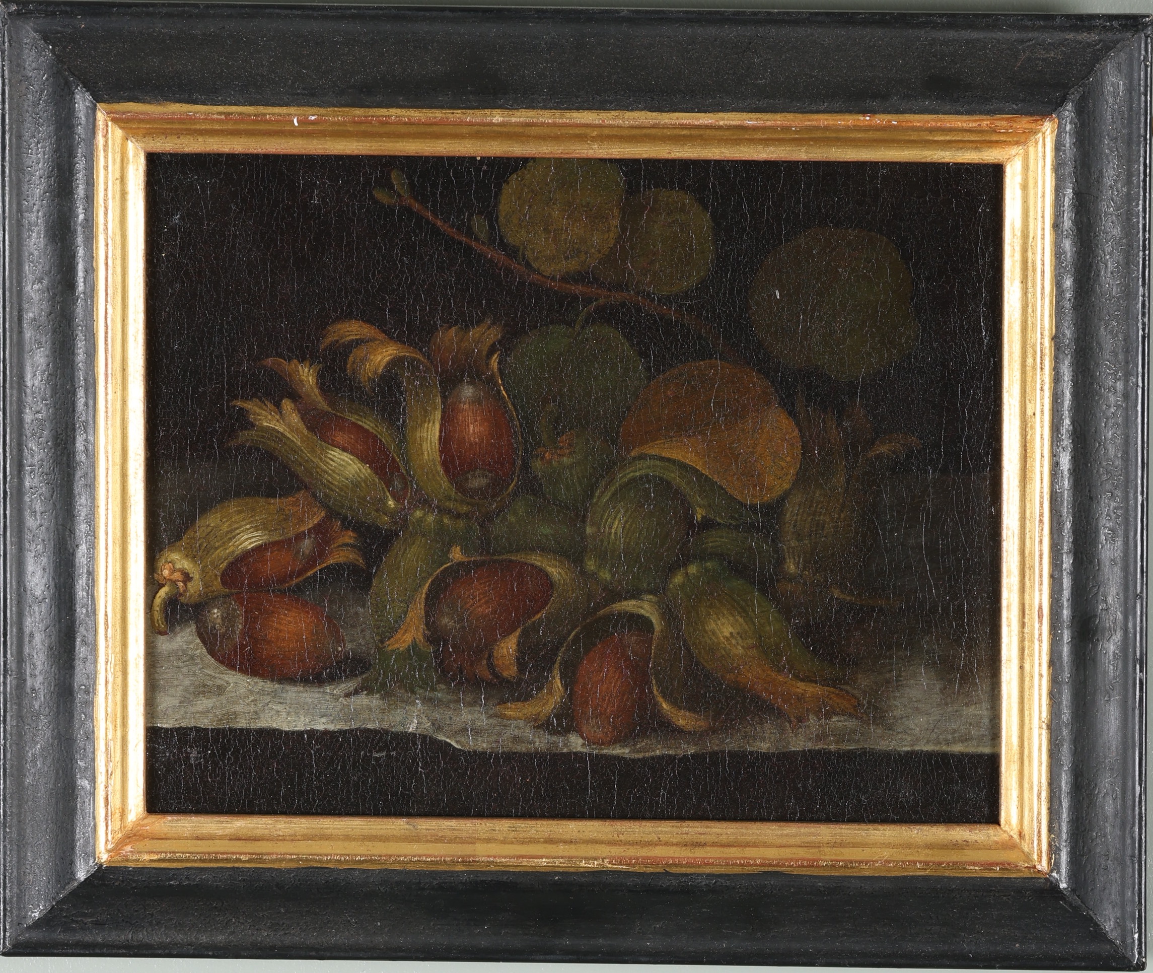 German School, 17th Century, A Pair of Still Lifes of Nuts - Image 2 of 5