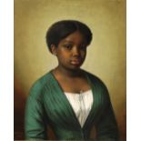 Bonjour, Portrait of a young lady, a free person of colour