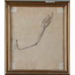 Danhauser, Josef (1805-1845), 'Drawing of an Arm'
