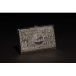 An Antique South Asian Silver Cigarette Box