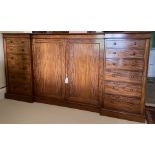 Mahogany dressing cupboard, Gillows