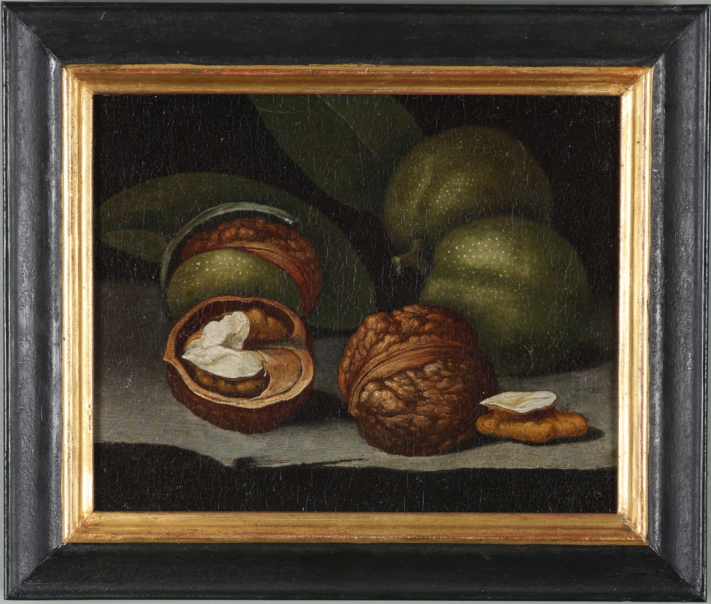 German School, 17th Century, A Pair of Still Lifes of Nuts