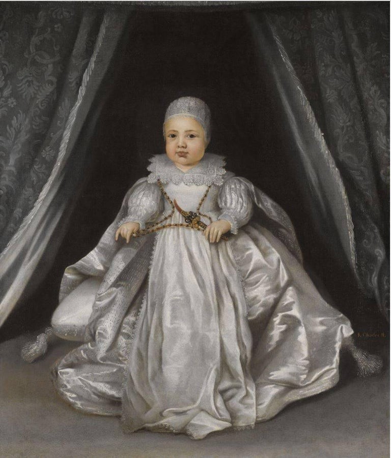 English School, Portrait of Charles II when a baby, c. 1630