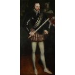 Circle of Marcus Gheeraerts The Younger (c.1561-1645), A full-length portrait of a gentleman, said t