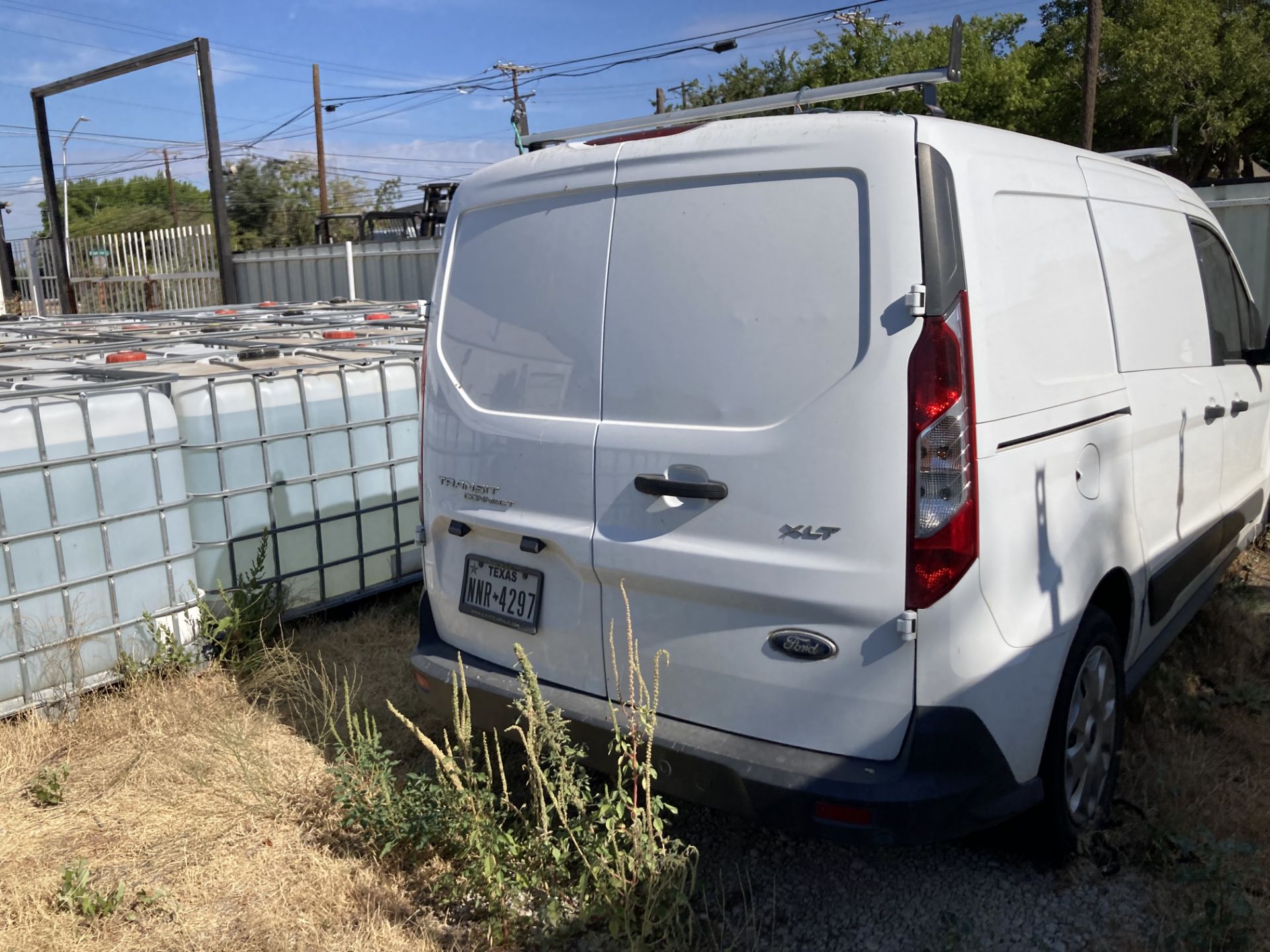 2018 Ford Transit Connect XLT, color White, with roof rack. VIN NM0LS7F73J1372848 - Image 7 of 10