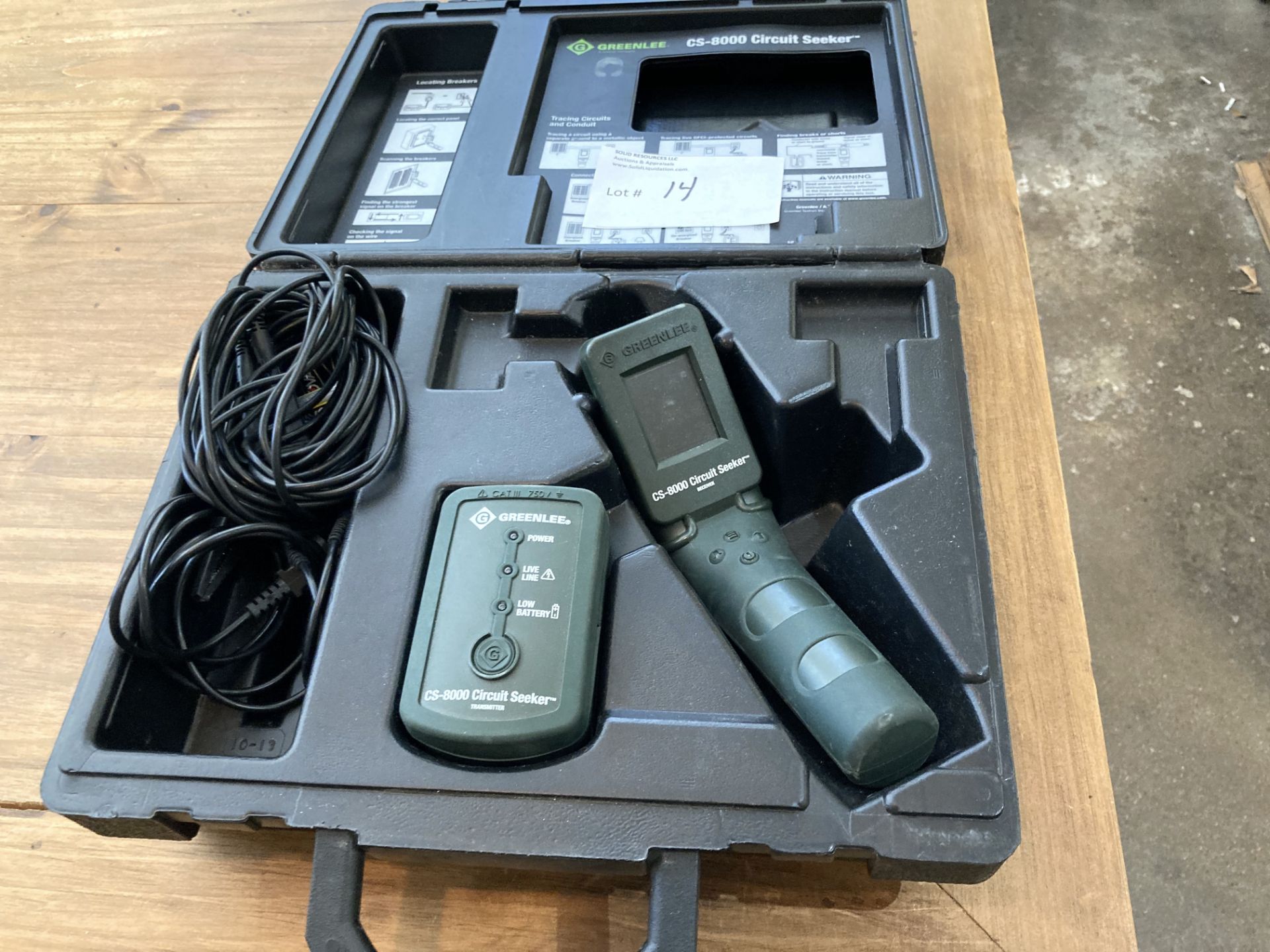 Greenlee CS-8000 Circuit Seeker, with carrying case - Image 2 of 6