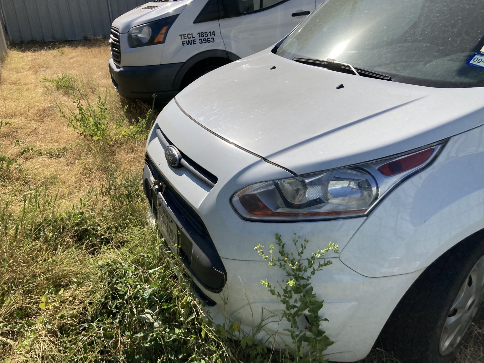 2018 Ford Transit Connect XLT, color White, with roof rack. VIN NM0LS7F73J1372848 - Image 2 of 10