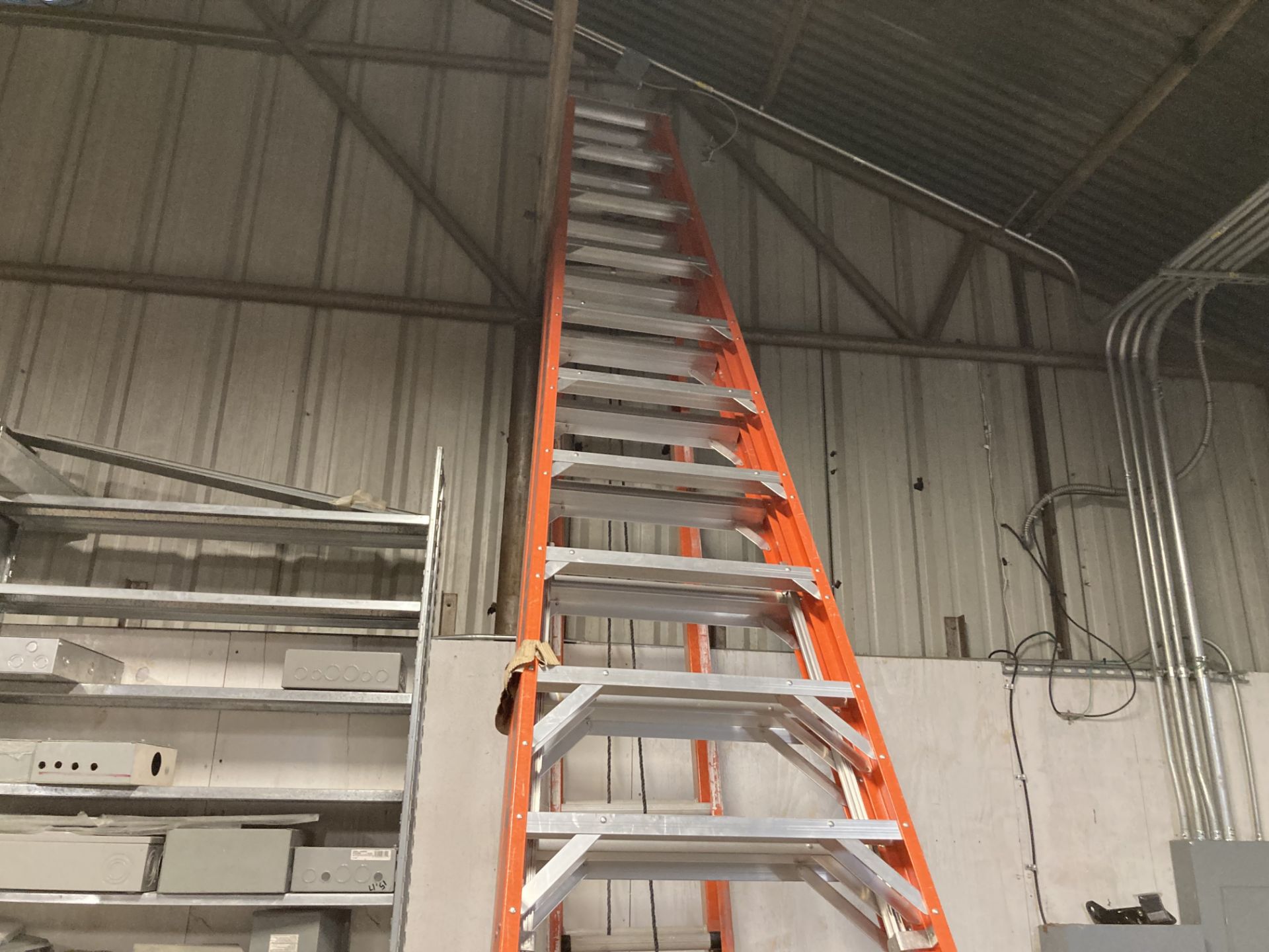 16' Werner A-frame ladder, 300lb. capacity