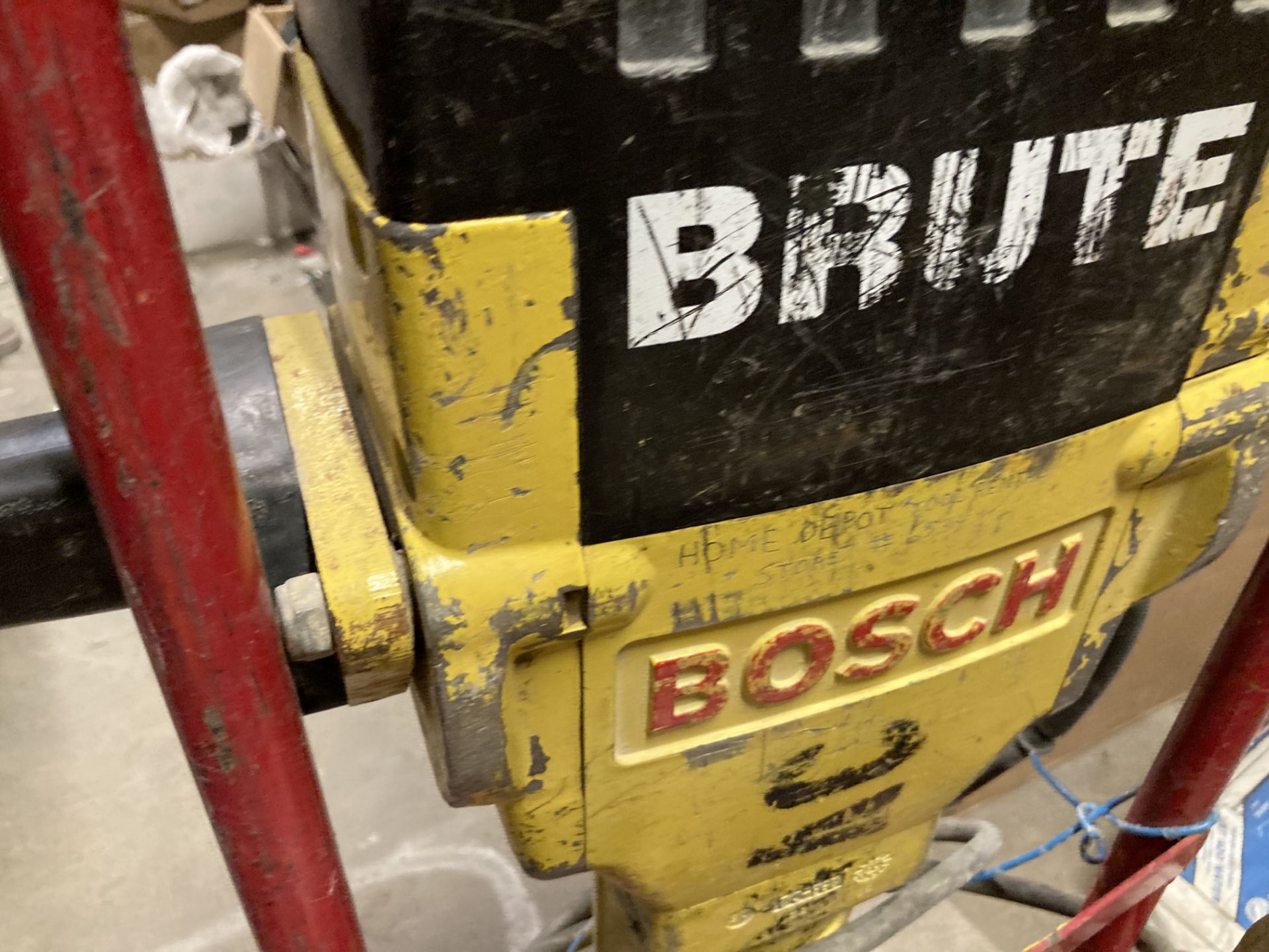 Bosch Electric Jackhammer, model not visible, w/ 3-bits and dolly - Image 4 of 5
