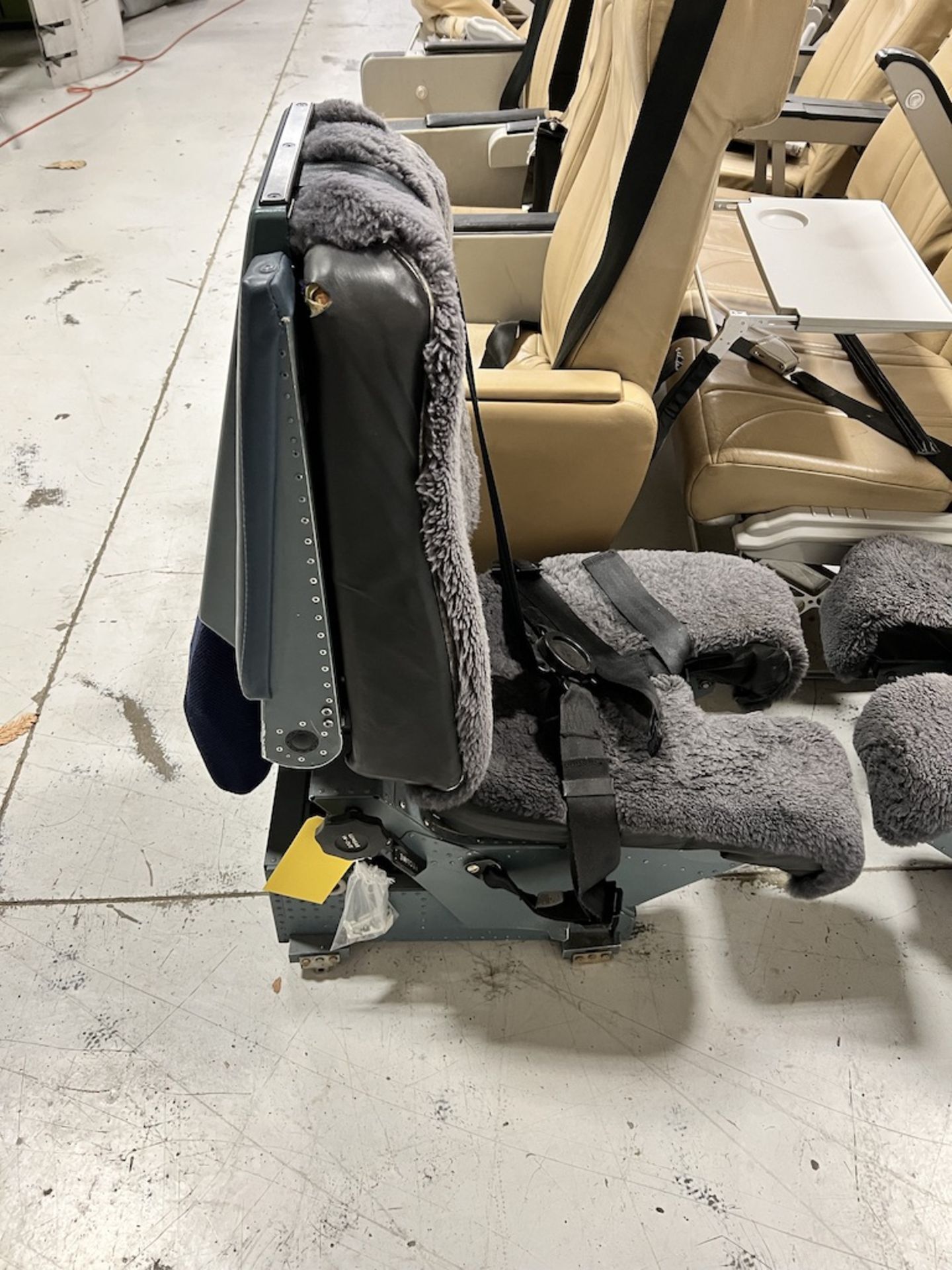 LOT OF: (1) PILOT SEAT AND (1) CO-PILOT SEAT. - Image 9 of 10