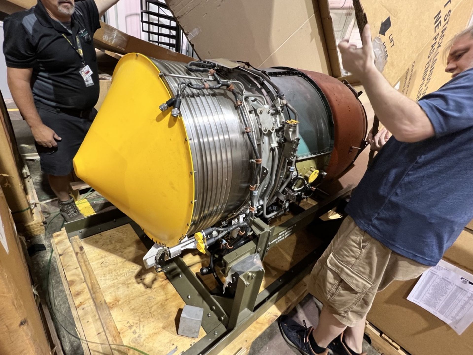 (1) 2000 PRATT AND WHITNEY PW306B, SN CD0188 GAS TURBINE ENGINE W/ FUEL CONTROL AND EDC AND LEFT HAN