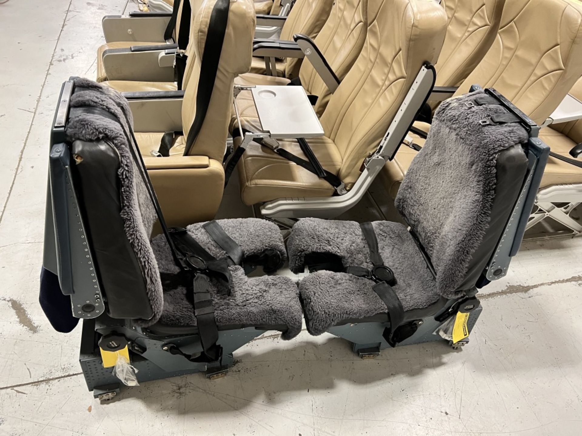 LOT OF: (1) PILOT SEAT AND (1) CO-PILOT SEAT. - Image 2 of 10