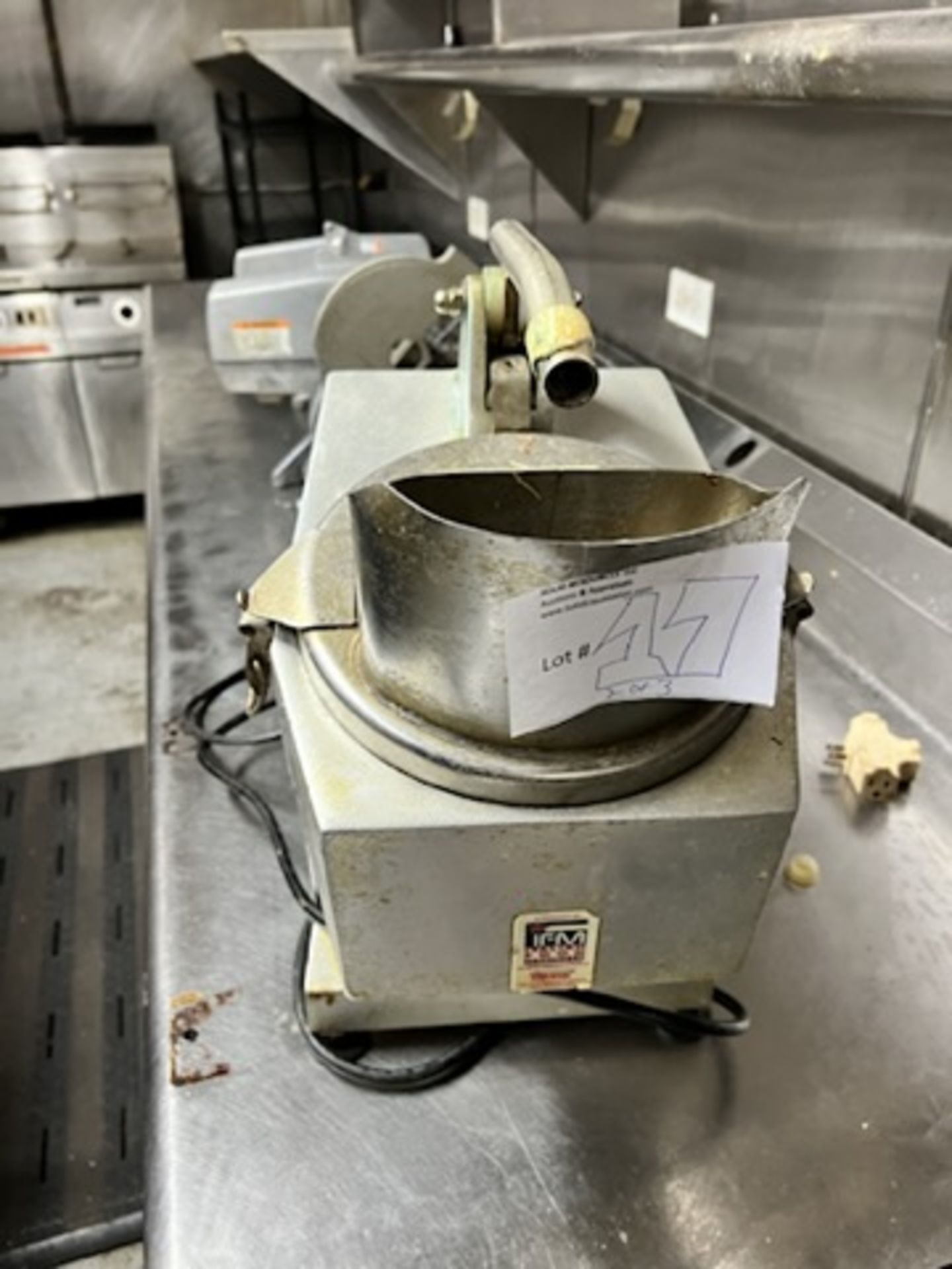 Lot of: (1) IFM (Italian Food Machine) with 14 attachments, model TM E, Serial # 0503P01228, powers - Image 3 of 20