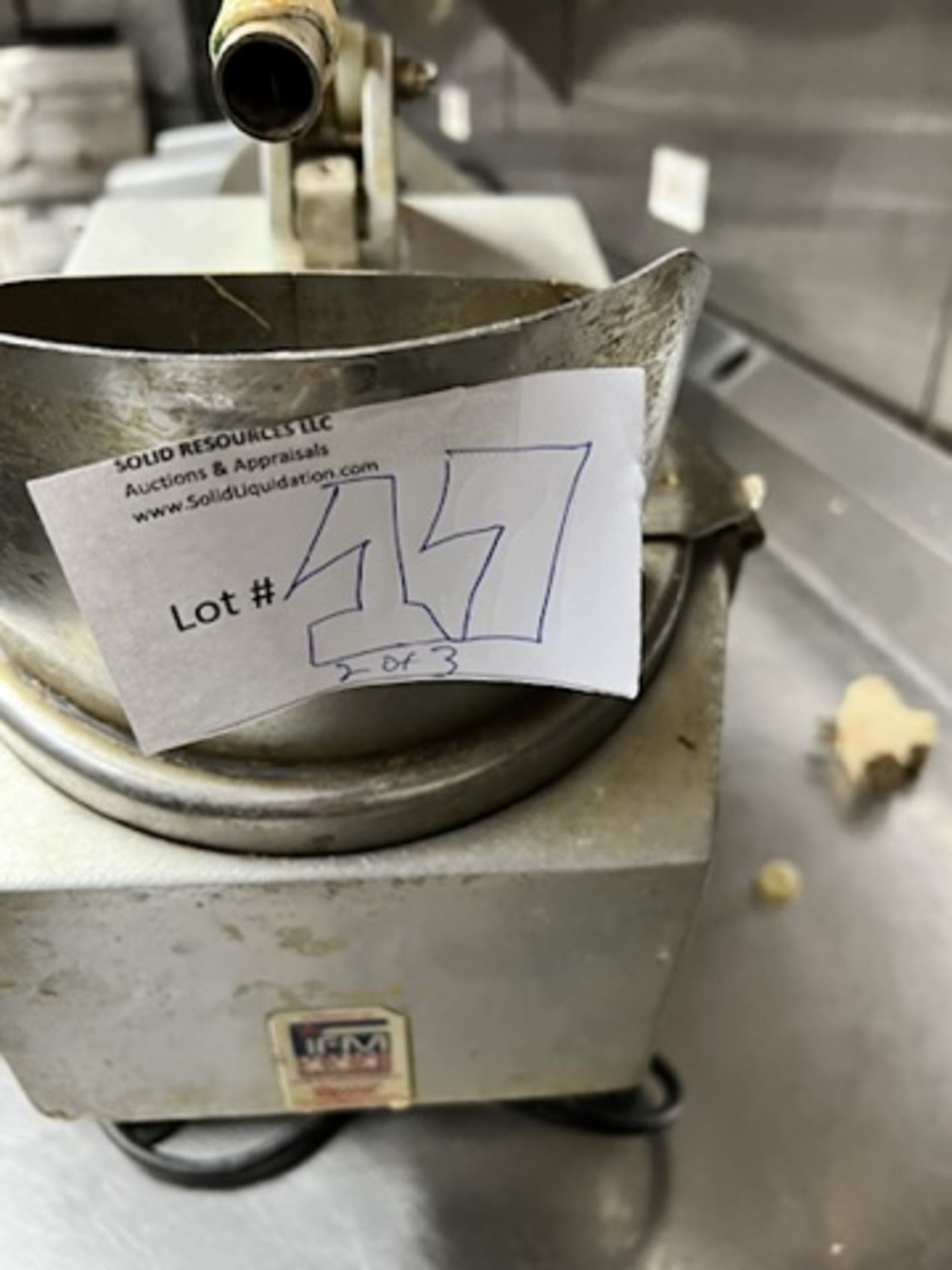 Lot of: (1) IFM (Italian Food Machine) with 14 attachments, model TM E, Serial # 0503P01228, powers - Image 4 of 20