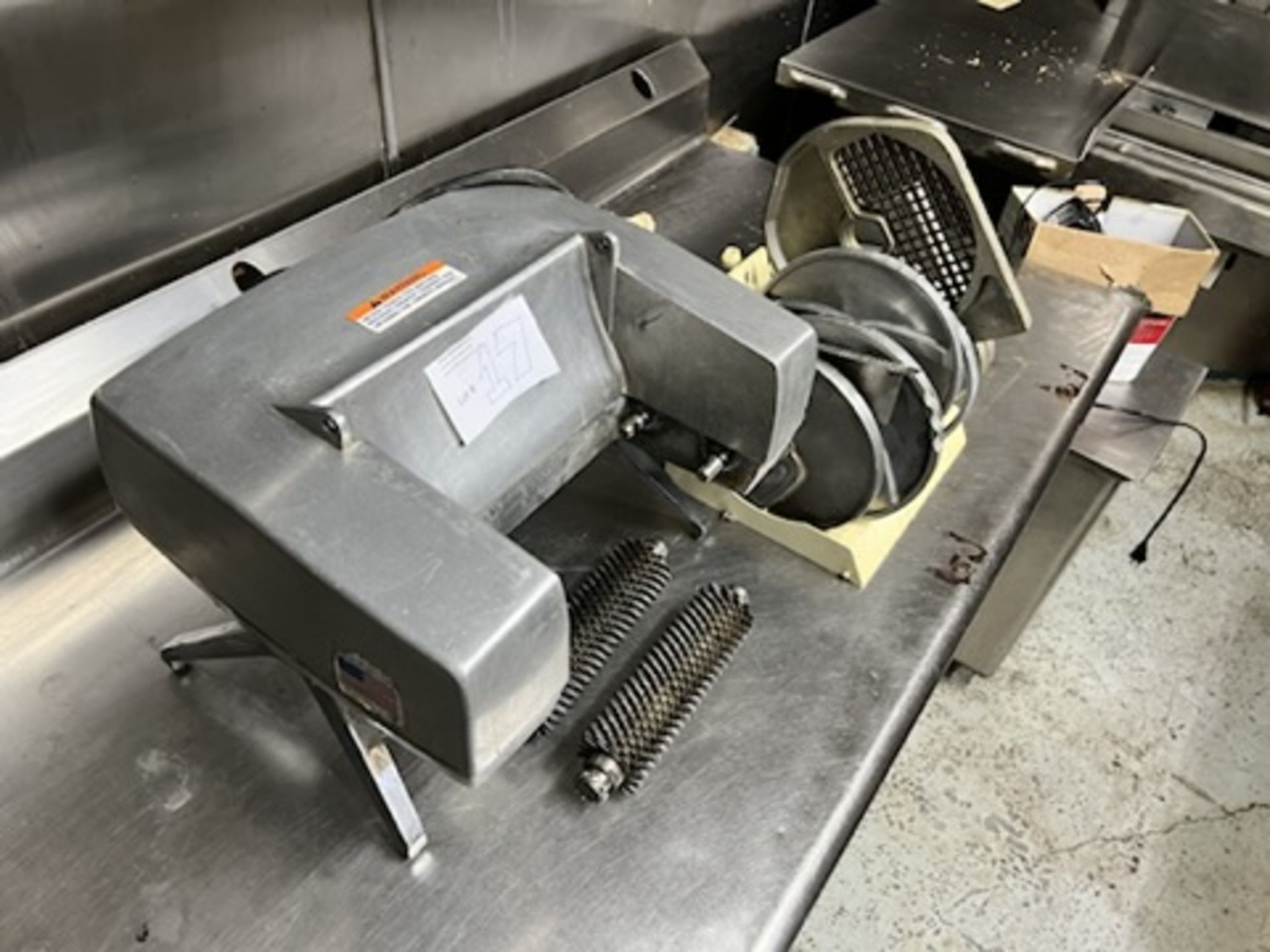 Lot of: (1) IFM (Italian Food Machine) with 14 attachments, model TM E, Serial # 0503P01228, powers - Image 11 of 20