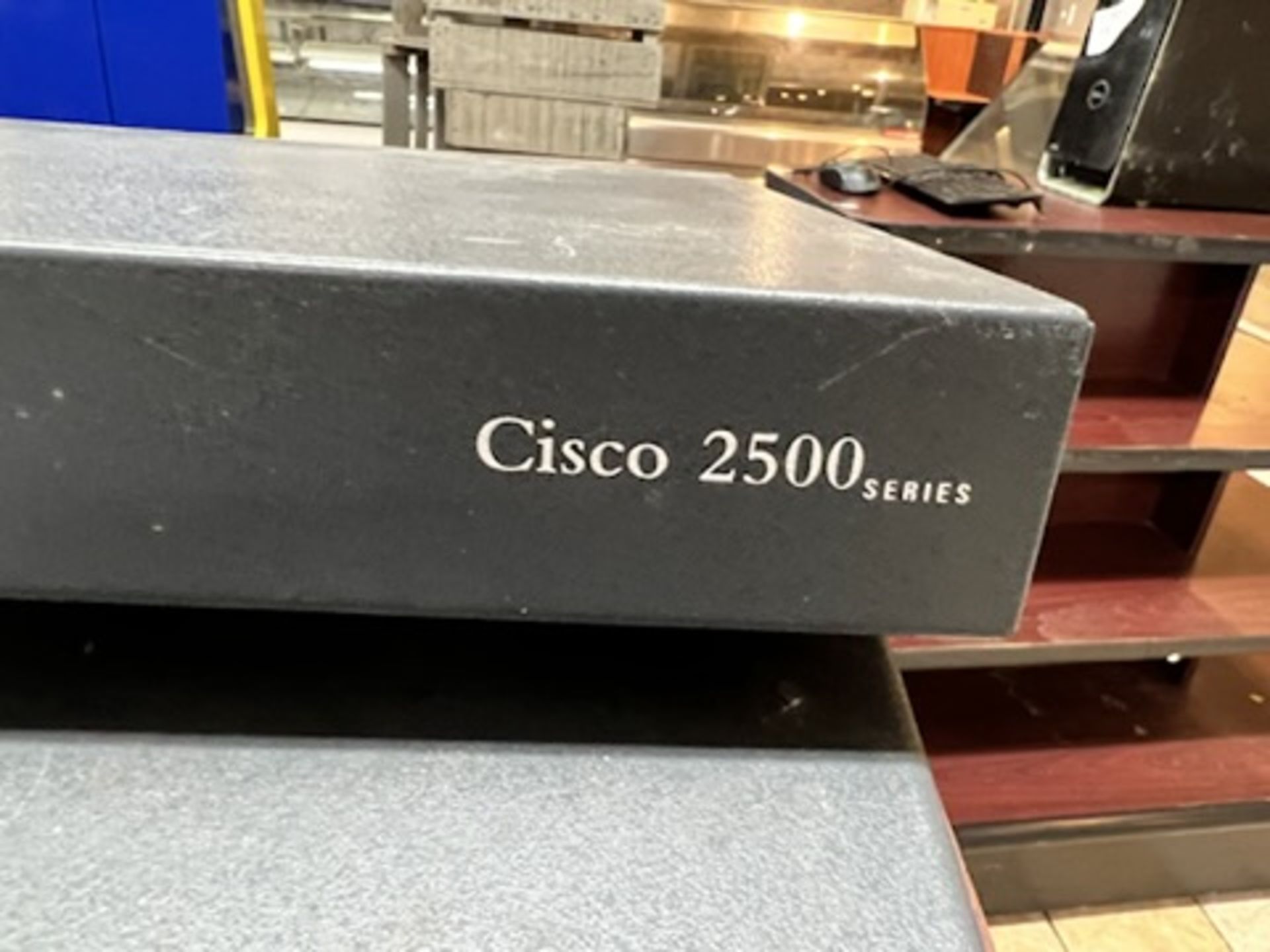 Lot of: (2) Cisco 2500 series routers , (1) Cisco IAD 2400 Series router, (2) Linksys 24-port intern - Image 2 of 18