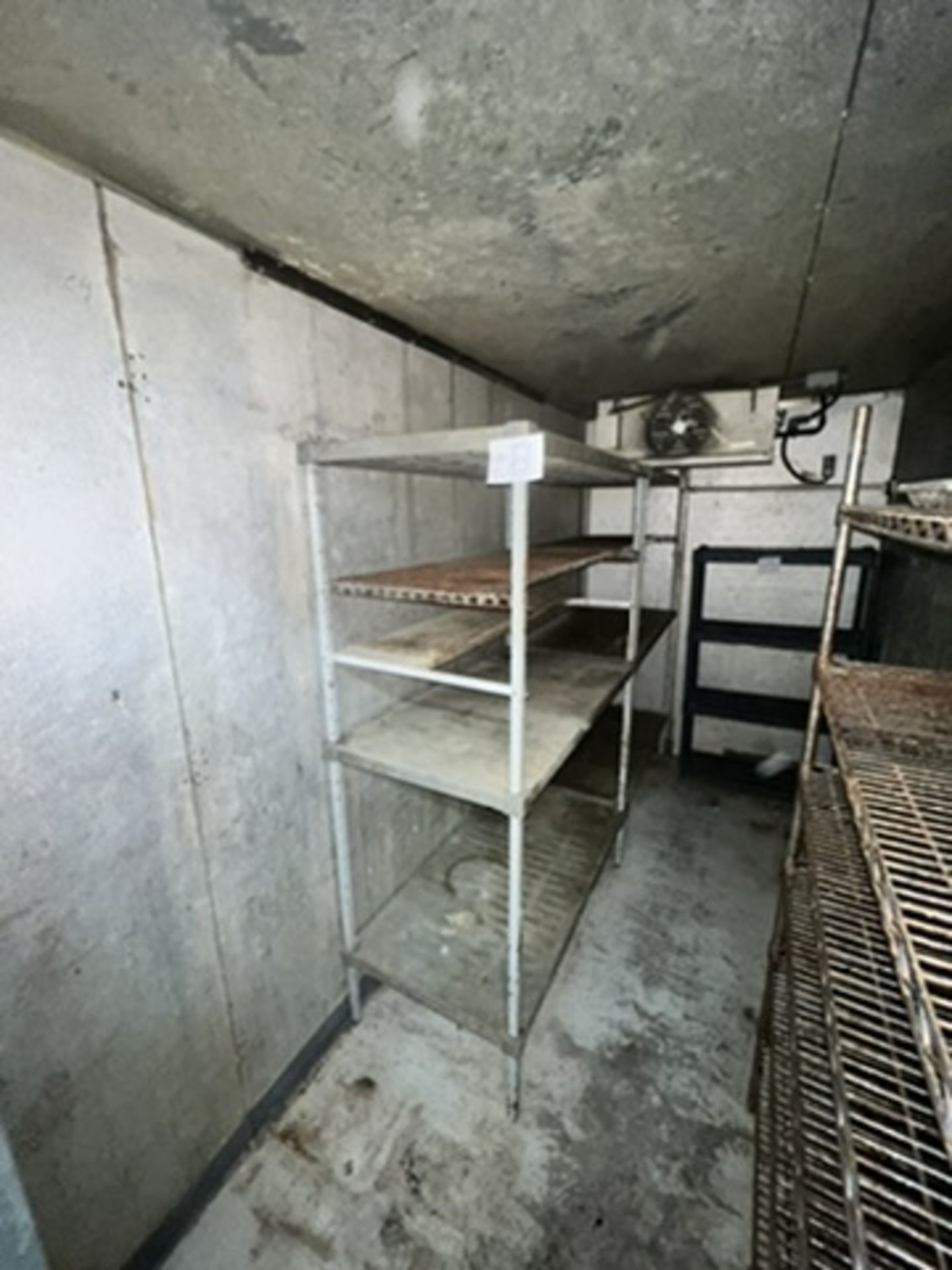 Lot of (2) 4' wide, 3-tier metal shelving units - Image 5 of 6