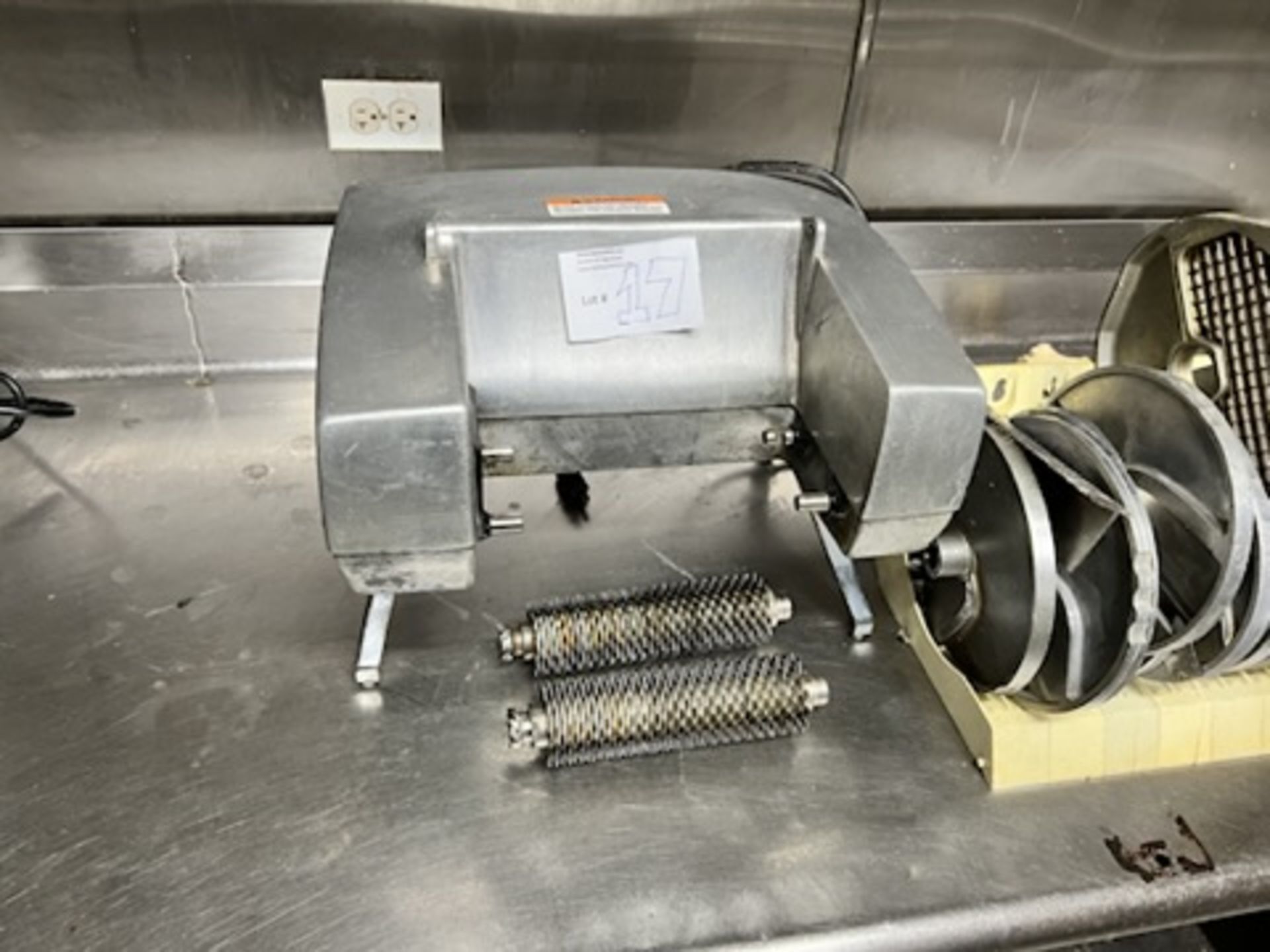 Lot of: (1) IFM (Italian Food Machine) with 14 attachments, model TM E, Serial # 0503P01228, powers - Image 19 of 20