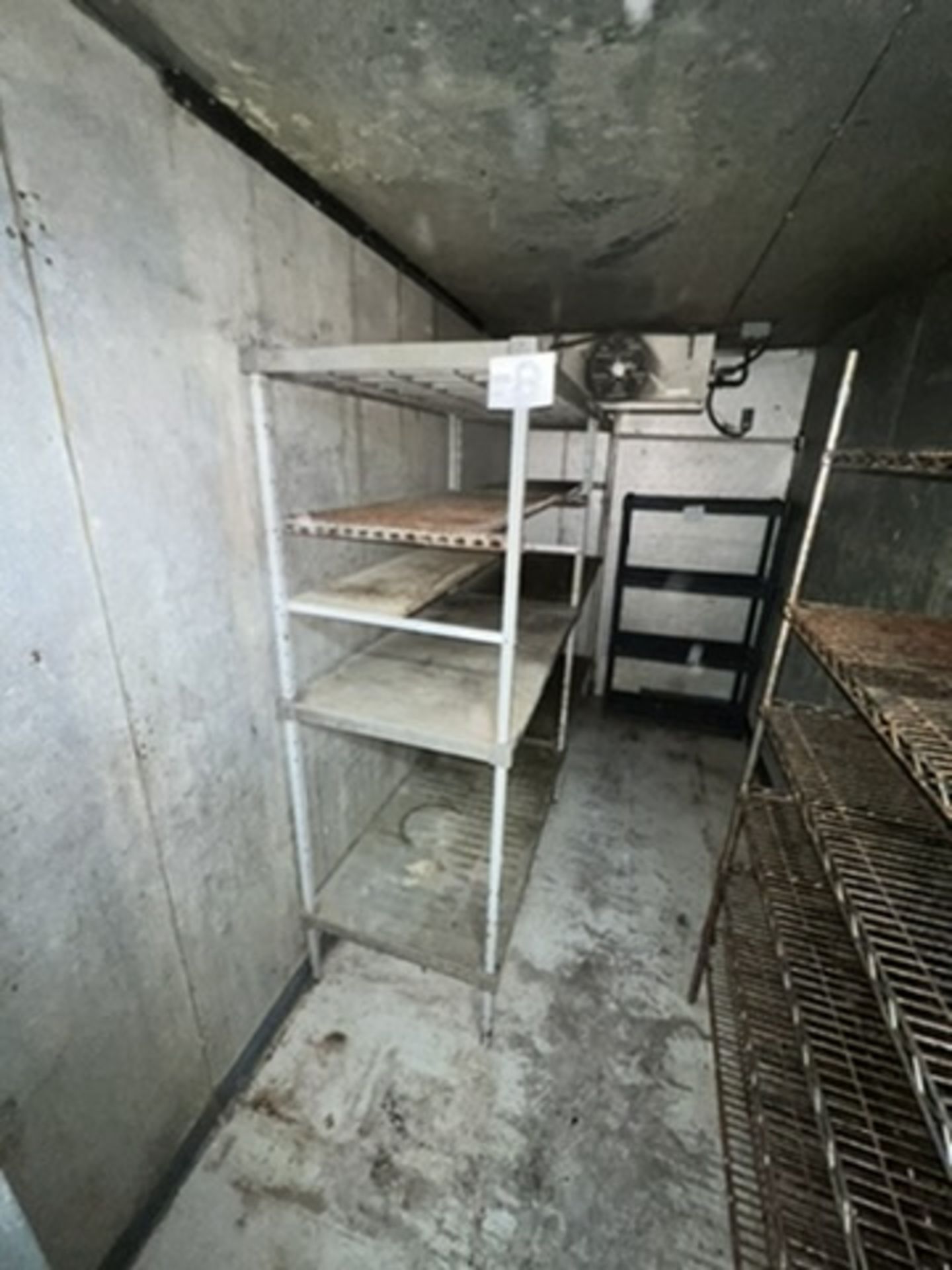 Lot of (2) 4' wide, 3-tier metal shelving units - Image 4 of 6