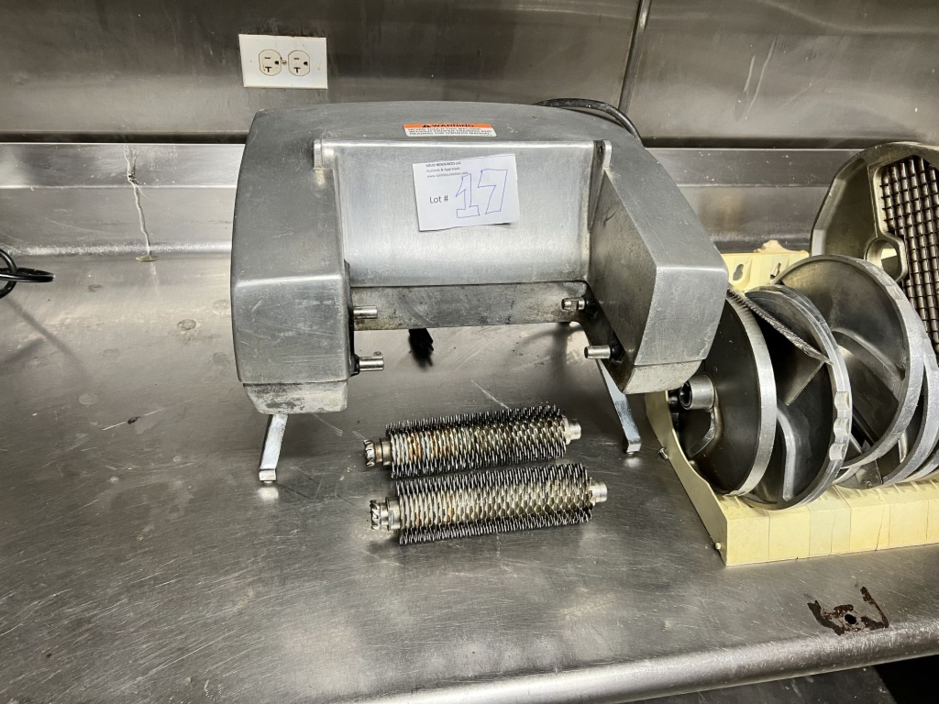 Lot of: (1) IFM (Italian Food Machine) with 14 attachments, model TM E, Serial # 0503P01228, powers - Image 20 of 20