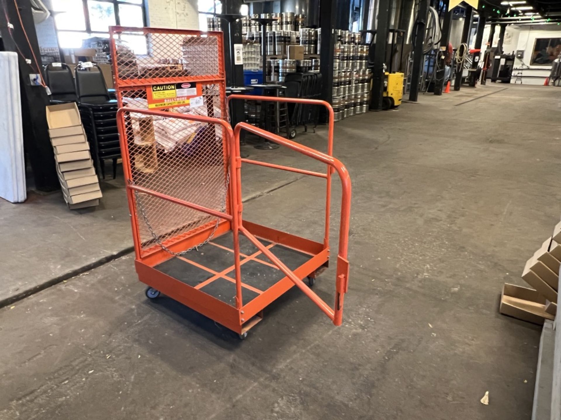 LIFT CAGE ATTACHMENT FOR FORKLIFT, MAXIMUM CAPACITY 1000 LBS - Image 4 of 8