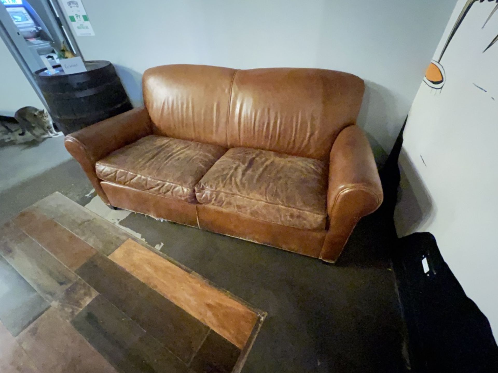 PADDED COUCH APPROX. 76" LONG