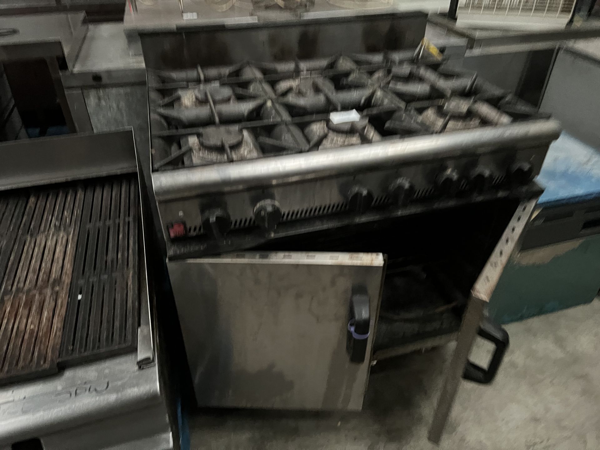 Parry 6 Ring Nat Gas Cooking Range - Image 2 of 3