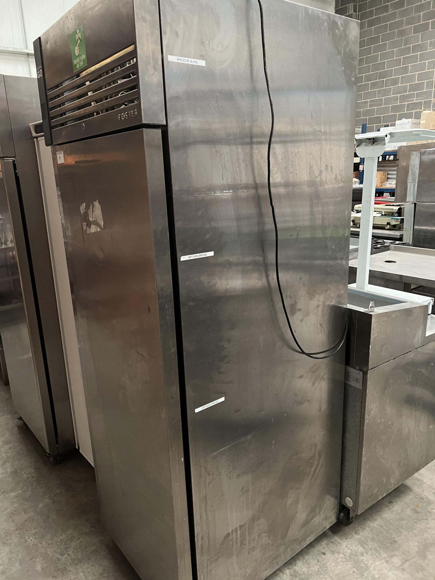 Foster G2 Upright Stainless Steel Fridge - Image 3 of 3