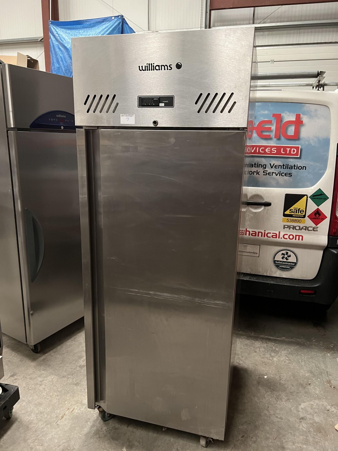 Williams Upright Stainless Steel Fridge