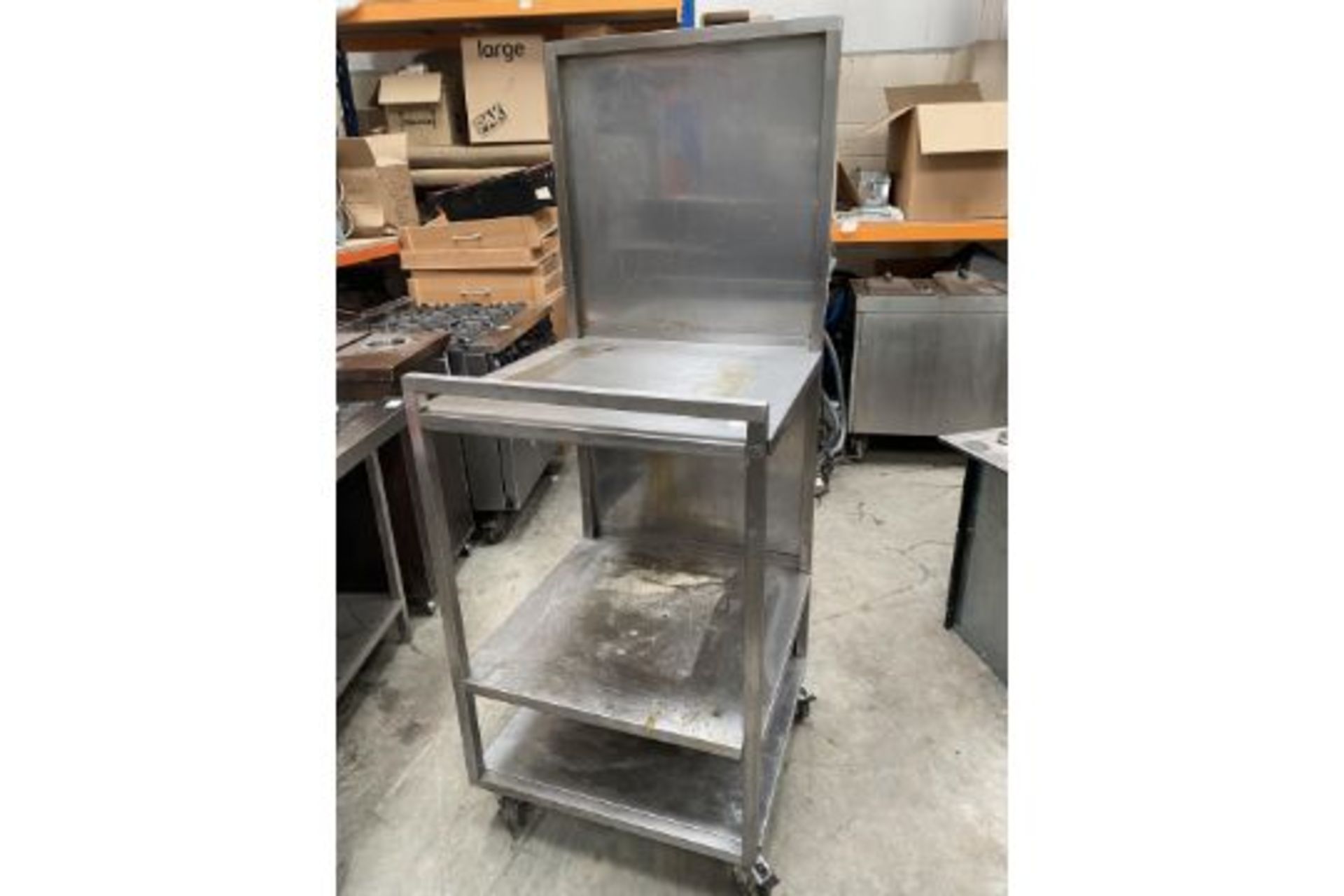 Stainless Steel Table on Wheels