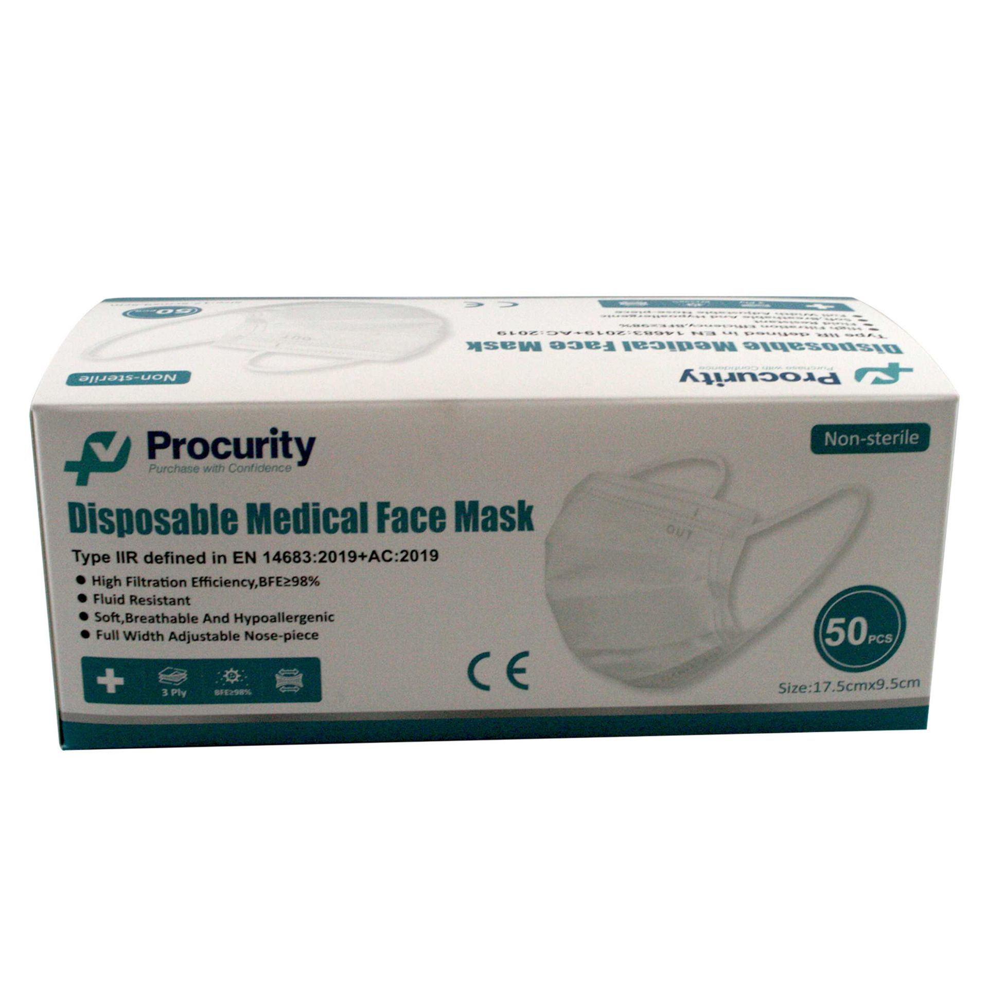 Medical Grade Type IIR disposable face masks: x 2000