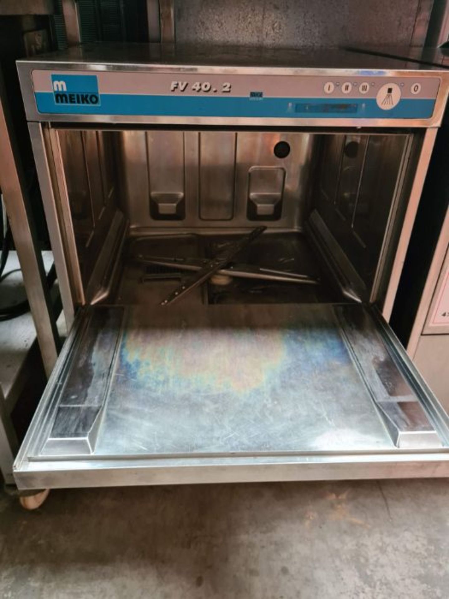 Meiko FV40, undercounter dishwasher, 6kw - Image 2 of 2