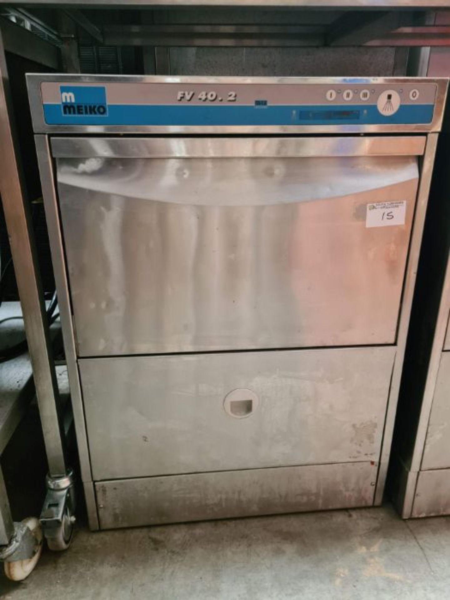Meiko FV40, undercounter dishwasher, 6kw