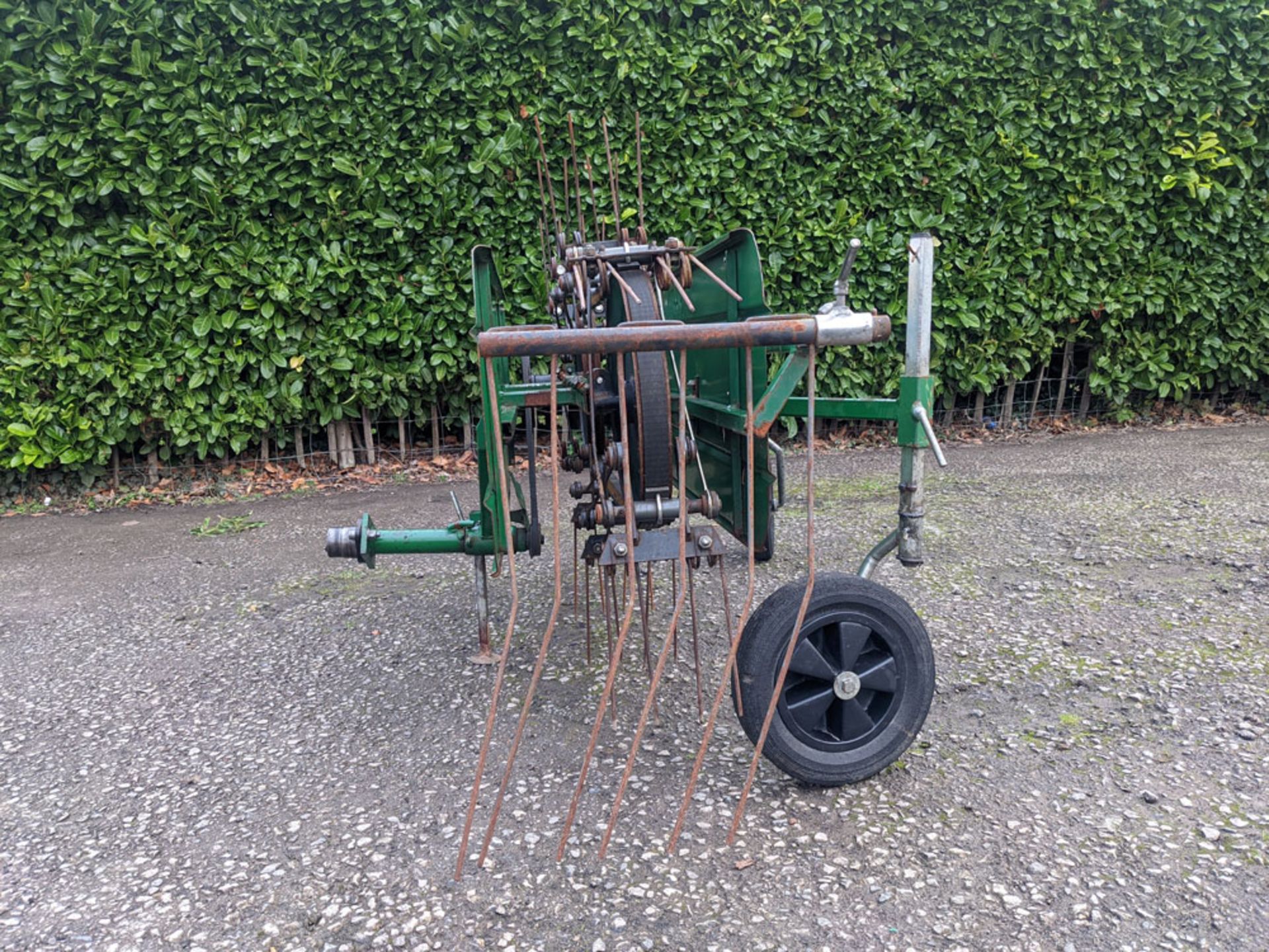 Molon Mini 120 Hay Rake Attachment For BCS Tractor - Image 4 of 6