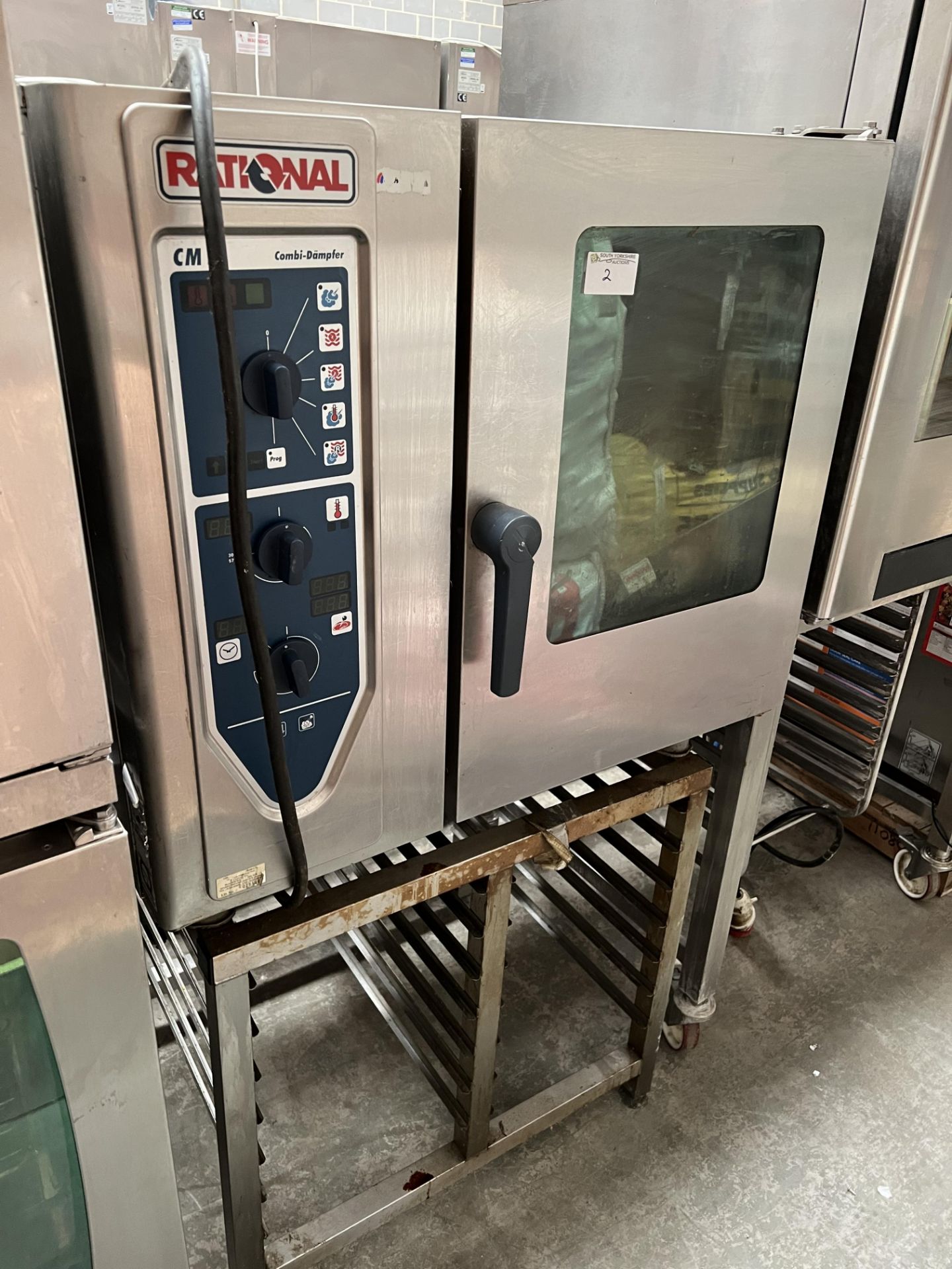 Rational 6 Grid Combi Steamer on Stand