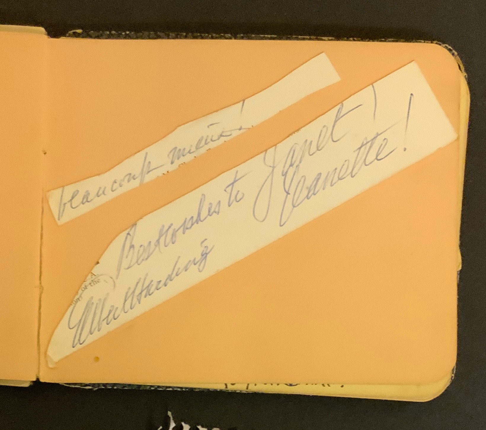 AUTOGRAPH BOOK WITH SIGNATURES - Image 13 of 20
